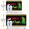 VIKAMA Creative Christmas Carpet Soft Doormat Welcome Carpet Living Room Carpet Rug For Bedroom Outdoor Carpet Christmas Decorat