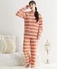 Nissen Fluffy Sheepskin Pajama Size Lavender Women's Set, M,