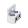 Heavy Type Aluminum Grounding Lugs Double Port Anti Corrosion Terminals Connectors Easyly Installation