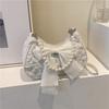 2026 Trendy Niche Bow Handbag for Women Summer New Fashi Pearl Underarm Bag Versatile Shoulder Bag
