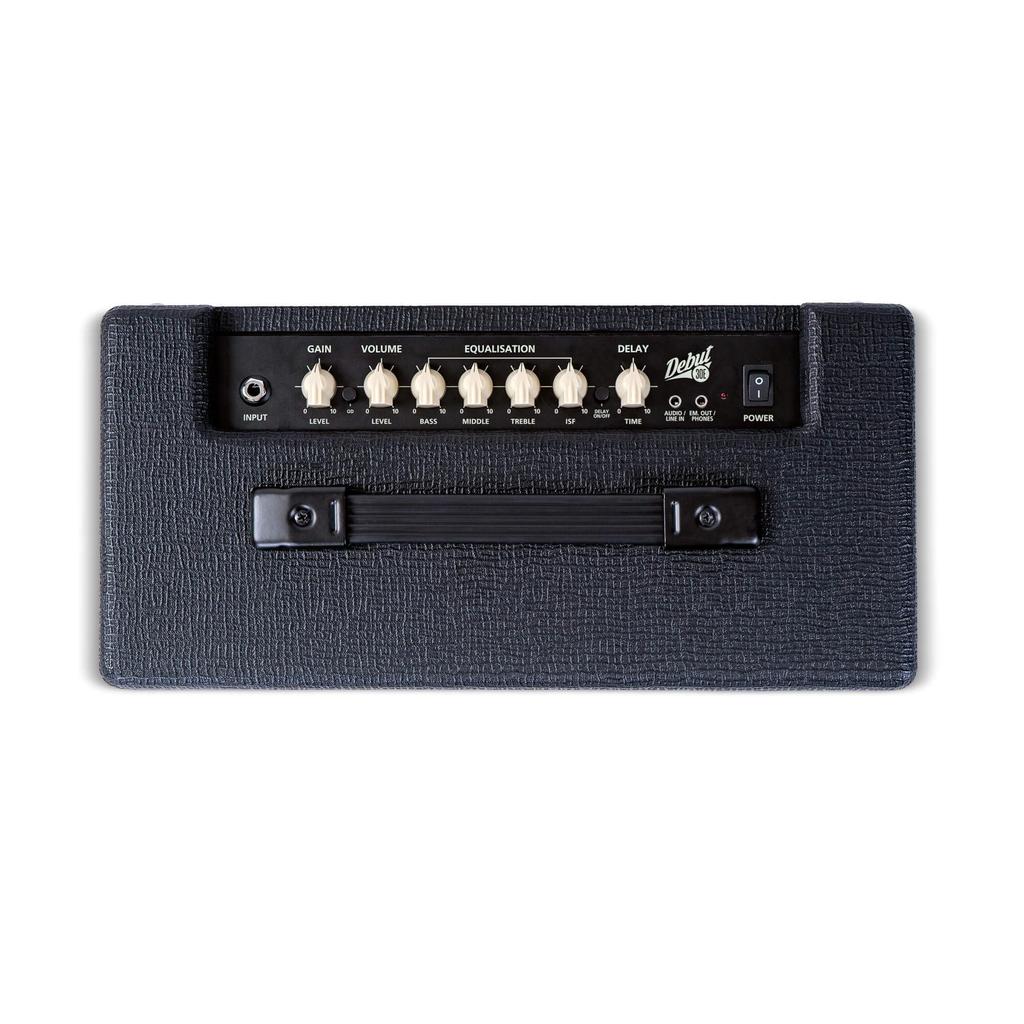 Blackstar Gitarrenverstärker DEBUT 30E Tape-Echo-Effekt Schwarz DEBUT 30E SCHWARZ Clean/Overdrive/Line-Eingang/Kopfhörerausgang/Eingebaut