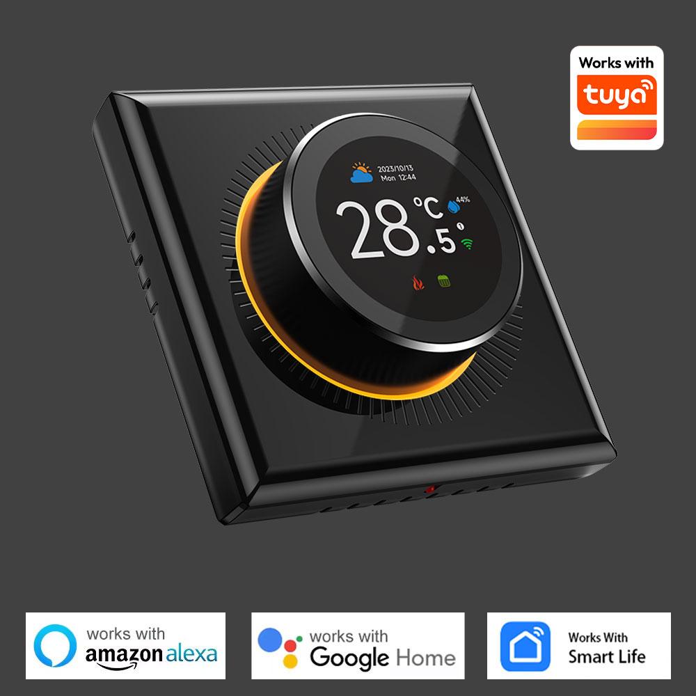 WiFi Smart Knob Thermostat Floor Heating Water Gas Boiler Home Room Programmable Temperature Controller Tuya Alexa Google Home Fuel Injectors 6