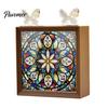 Romantic Warm Light Decor DIY Acrylic Puzzles Night Light, Hand-Assembled Jigsaw Lamp with Butterfly Decor, Atmosphere for Room Creative Handmade LED