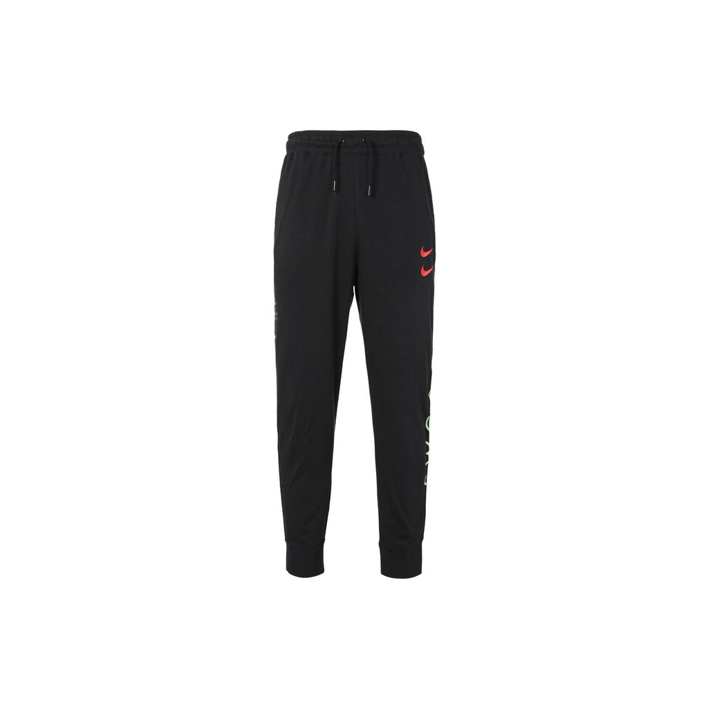 New Nike Men's Sportswear Double Swoosh Track Pants Black DJ0468-010