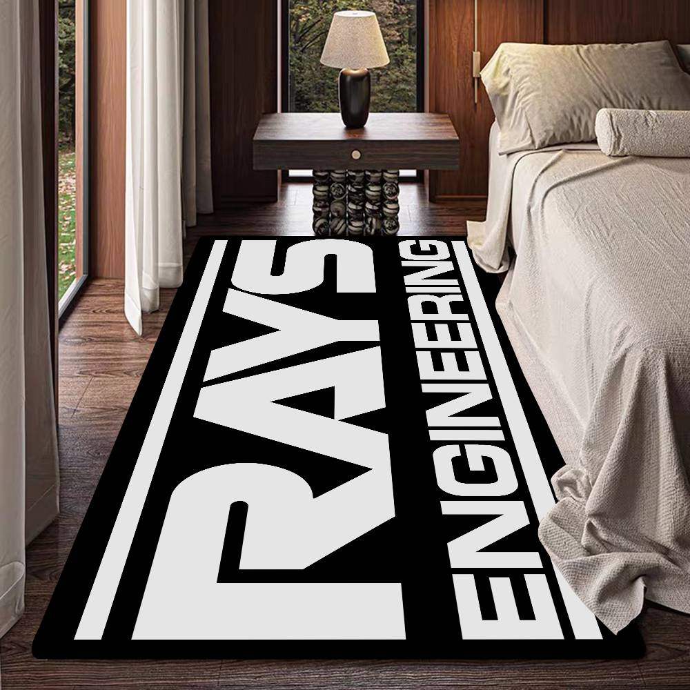 RAYS Wheels Room Mats Retro Multiple Choice Living Room Kitchen Rug Non-Slip Welcome Rug
