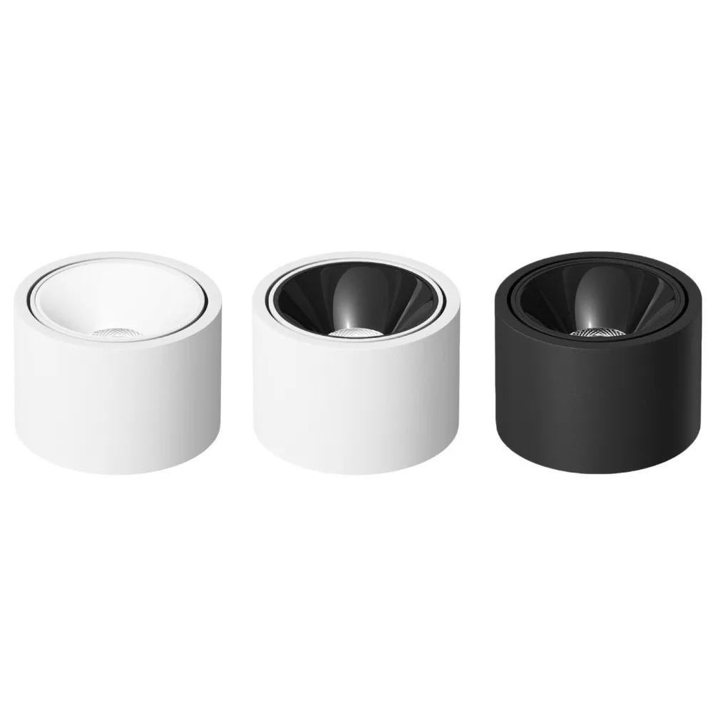 Adjustable Angle 7W Led Spotlight Surface Mounted Energy Saving Ceiling Spot Light Dimmable Anti-glare Downlight Gallery