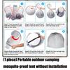Faltzelt Einzelperson Outdoor Camping Moskitonetzzelt Atmungsaktiv Praktisches Netzschlafzelt für Camping, Angeln