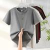 Women's Ribbed Cotton Round Neck T-Shirt - Short Sleeve, Casual Slim Fit, Summer Essential