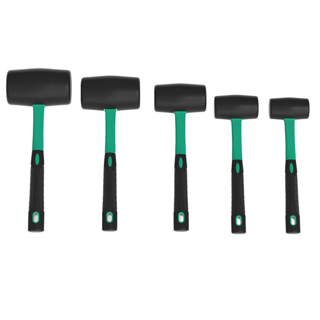 Professional Rubber Hammer For Flooring Projects AntiVibration Design Safe Grip Handle Durability Rubber Materials