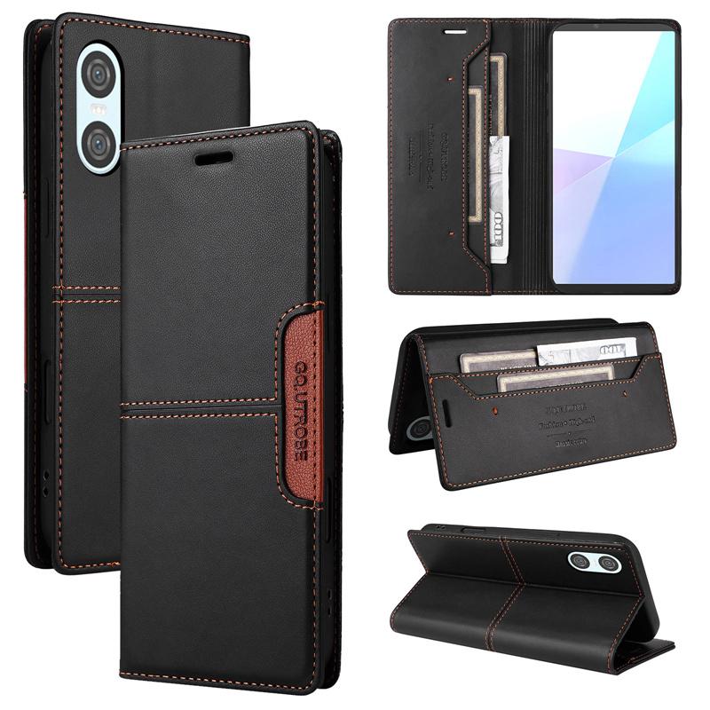 Flip Leather Wallet Card Phone Case for Sony Xperia 10 VI 1 V 5 III Magnetic Book Bag Cover For Sony Xperia 1 II 5 IV 10 V Coque