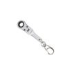 Compact Appearance Ratchet Spanner Foldable Design 180 Degree Rotatable Ratchet Wrench Metal Material 4 Colors Available