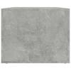 Coffee Table Concrete Gray 80 x 50 x 40 cm Particleboard