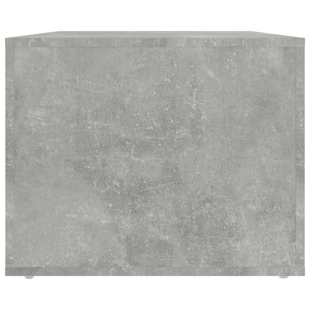 Coffee Table Concrete Gray 80 x 50 x 40 cm Particleboard