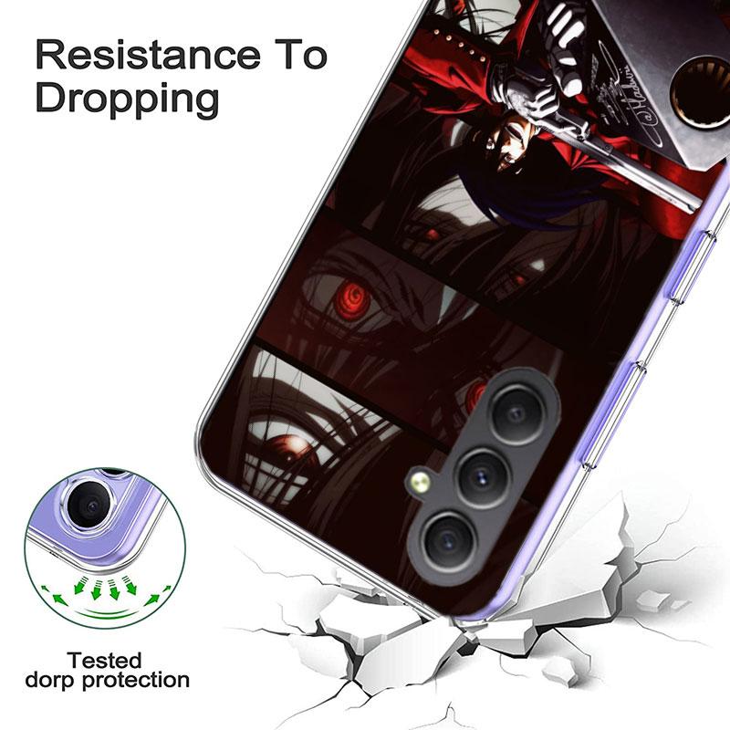 Alucard Helsing Phone Case for Samsung A17 A37 A57 A07 A16 A26 A36 A56 A06 A02S A12 A22 A32 A52S A04S A14 A24 A34 A54 A03 A13 A3