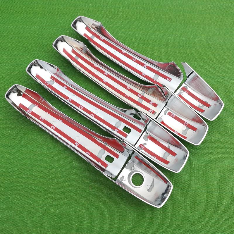 For Chrysler 200 2011-2014 Luxurious Chrome Handle Cover Trim Set of 4Door 2012 2013 Car Accessories Stickers Car Styling