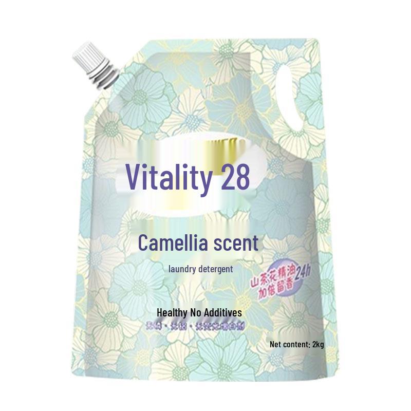 Vigor Camellia Scent Laundry Detergent: Deep Clean & Long-Lasting Fragrance for Household Washing (Complete Box).