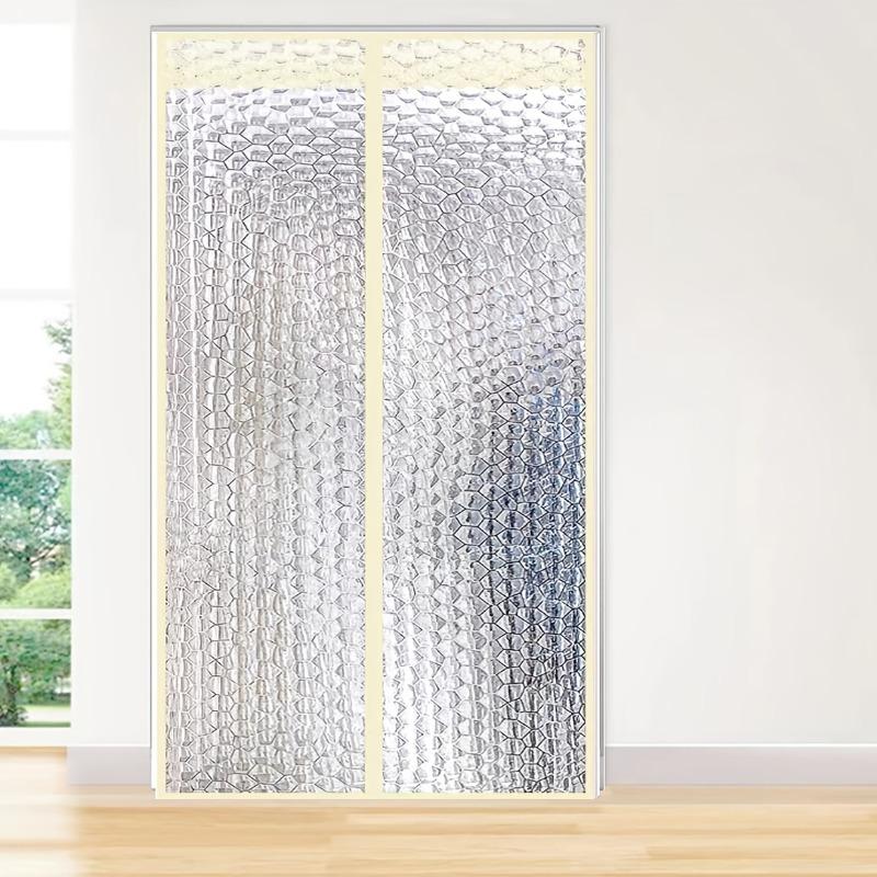 EVA Magnetic Door Curtain Winter Semi-Transparent Windproof Coldproof Insulation Curtain for Home Magnetic Self-adhesive Curtain