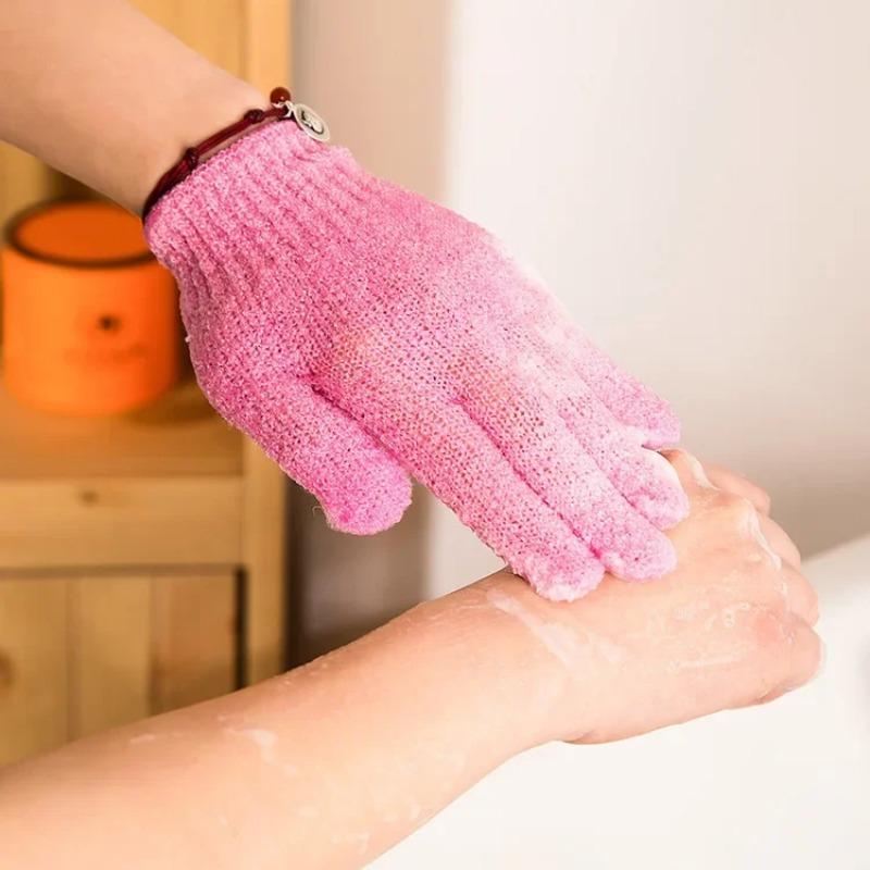 Tiefenpeeling-Badehandschuh für Körperpeeling, entfernt abgestorbene Hautschüppchen, SPA-Massage-Reinigungshandschuh, Dusch-Hautpflege-Tool, Silikon-Körperpeeling