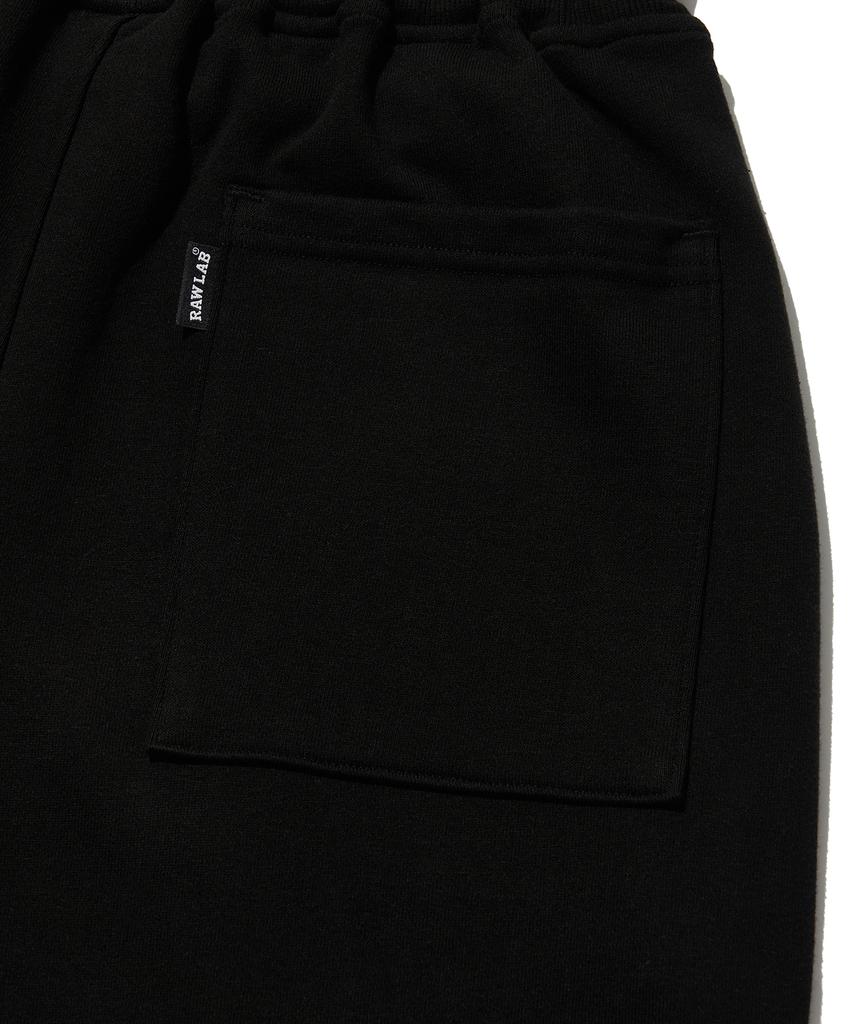 RAW LAB Originals Geborduurde Joggingbroek (Zwart)