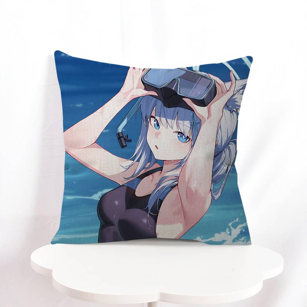 Part Three Blue Archive Anime Pillowcase Bedroom Sofa Decorative Cushion Cover With Zipper Soft Cushion Cover