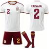 Spain Jersey With Logo Embroider 2026 World Cup Jersey Fan Version Same Style Soccer Shirt