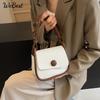 New Niche Design Versatile Fashion Delicate Scarf Mini Square Bag Shoulder Crossbody Bag Korean Style Purse