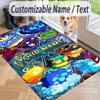 Custom Text Blox Fruits Pattern Floor Rug Soft Indoor Carpet Mat Living Room Bedroom
