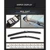 For BMW X3 F25 2010-2017 2011 2012 2013 2014 Wiper Front & Rear Wiper Blades Windshield Windscreen Window Brushes 26"+20"+13"