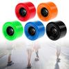 Longboards Wheels with Bearings, Soft Cruiser Wheel Street Wheel for Skateboards PU Skateboard Cruiser Wheel Replacement