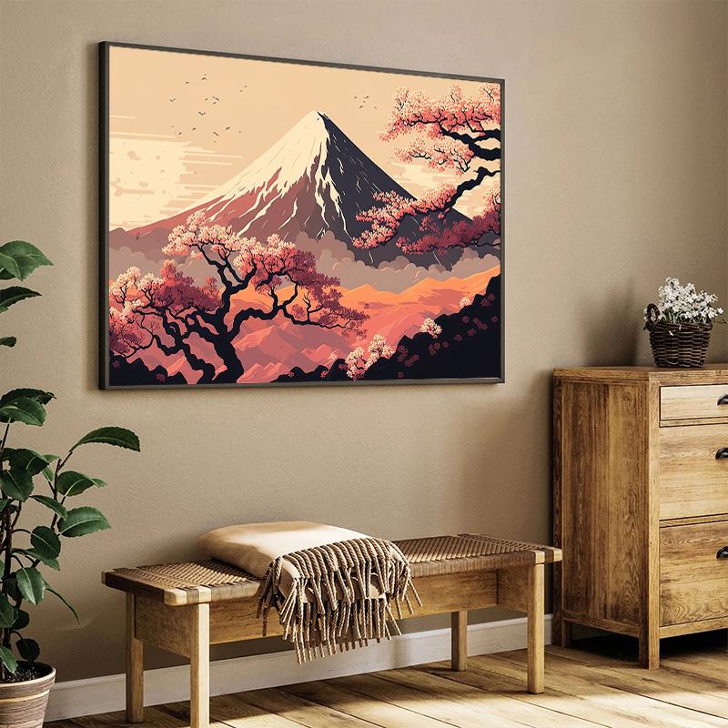Japanese Landscape Poster Canvas Painting Print Wall Art Picture Bar Cafe Vintage Home Room Decor Aesthetic Mural Gift Frameless