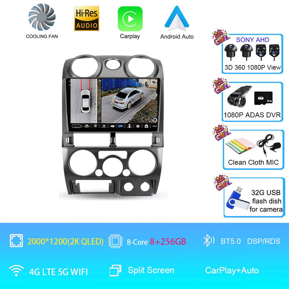 Car Radio Android 14 Carplay For Kia Cerato 3 K3 Forte 2013 2014 2015 2016 2017 2018 Auto Stereo Multimedia Player GPS Navigatio