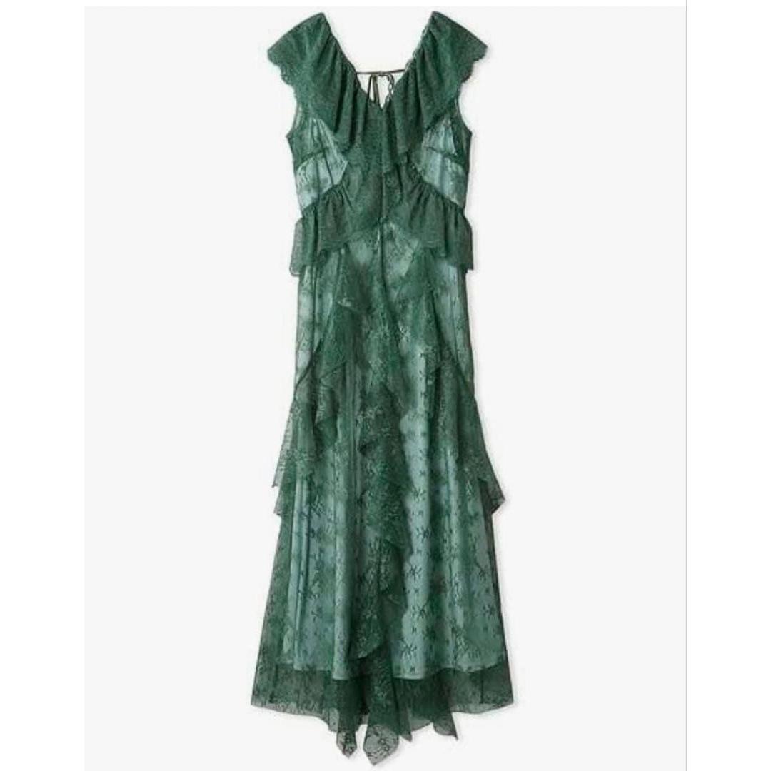 Lily brown ruffle frill tulle dress