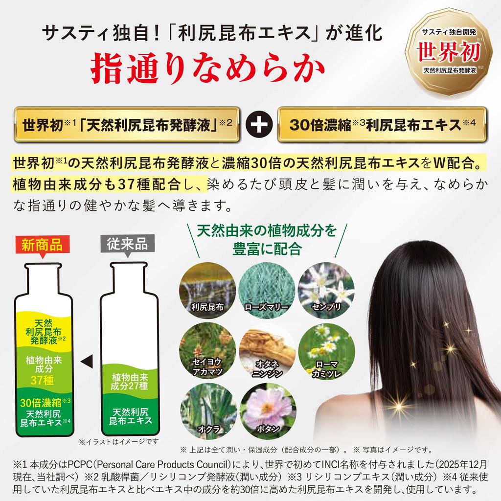 Sastty Rishiri Black Color Shampoo 200ml [All 5 Colors] - Renewed Formula