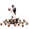 Couvre-chef Squelette et Tête de Fantôme pour Halloween: 20pcs Pierre de Pavage Décoration pour Micro Paysage et Pots de Fleurs