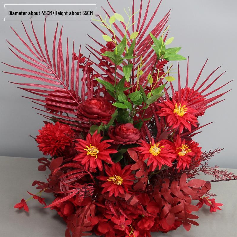 Artificial Wedding Aisle Flowers: Hotel Table Arrangements & Decorative Flower Balls for Stage and Welcome Area