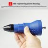 1 Set Multifunction Nail Gun Tool Electric Rivet Adapter Pull Drill Riveter Conversion Adapter Riveting Drill Rivet Adapter