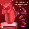 Rose Mouth-Shaped Licker Vibrator Clitoris Nipple Stimulator Vagina Vibrators Female Adult Products G Spot Masturbator Sex Toy