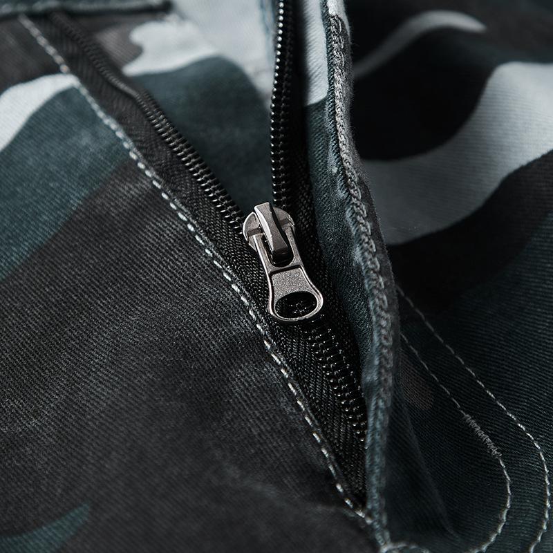Men's Summer Camo Cargo Shorts Teenagers Casual Knee Pants Trendy Oversized Loose Outdoor Streetwear Breathable Fashion Short Trousers Daily Wear