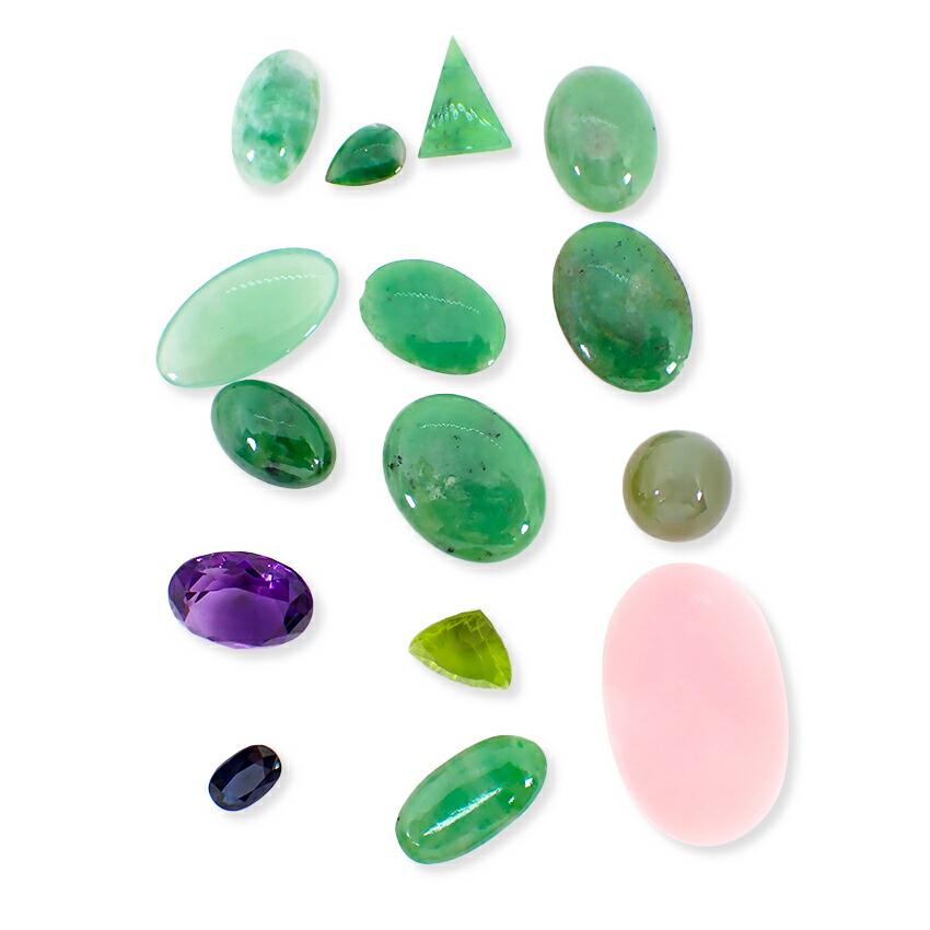 [Used] Amethyst, Jade, Sapphire, Nephrite Cat's Eye, Etc. Loose Stones/j25-10