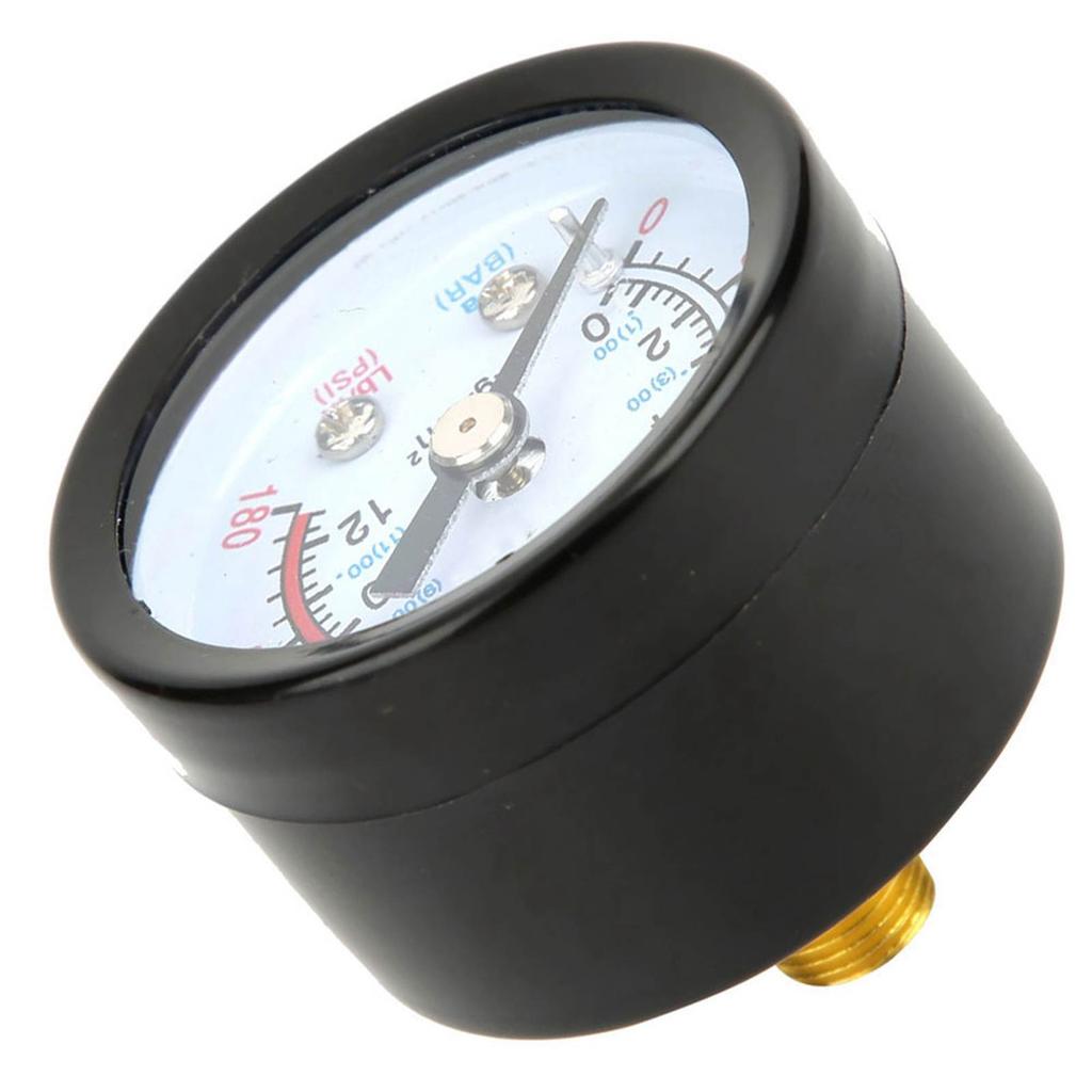 Air Compressor Pressure Gauge Pressure Gauge Air Compressor Pressure Gauge Y40 Iron Shell Instrument Pressure Measuring Meter