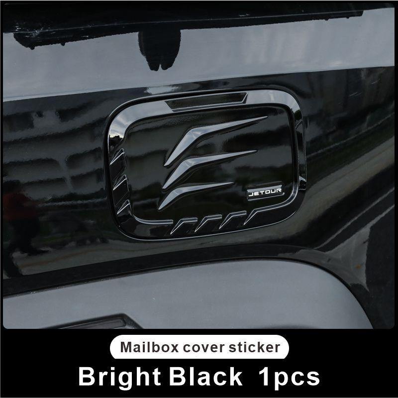 For Jetour Traveler T2 2023-2024 Car Oil Fuel Tank Cover Exterior ABS Trim Shell Stickers Decoration Styling Accessories