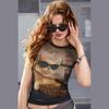 UNIFREE Pet Print Slim Fit T-Shirt