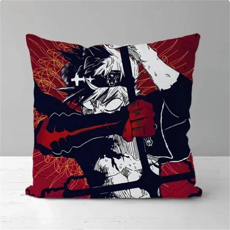 Anime Black Clover Cushion Cover Pillowcase Office Waist Cushion Case Decorative