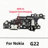 USB Charger Dock Connector Board Charging Port Flex Cable For Nokia G11 G21 G22 G10 G20 G30 G50 G60 C20 C21 Plus C30 X20