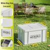 Large Capacity Outdoor Camping Storage Box with Lid - Thick Plastic Car Trunk Organizer