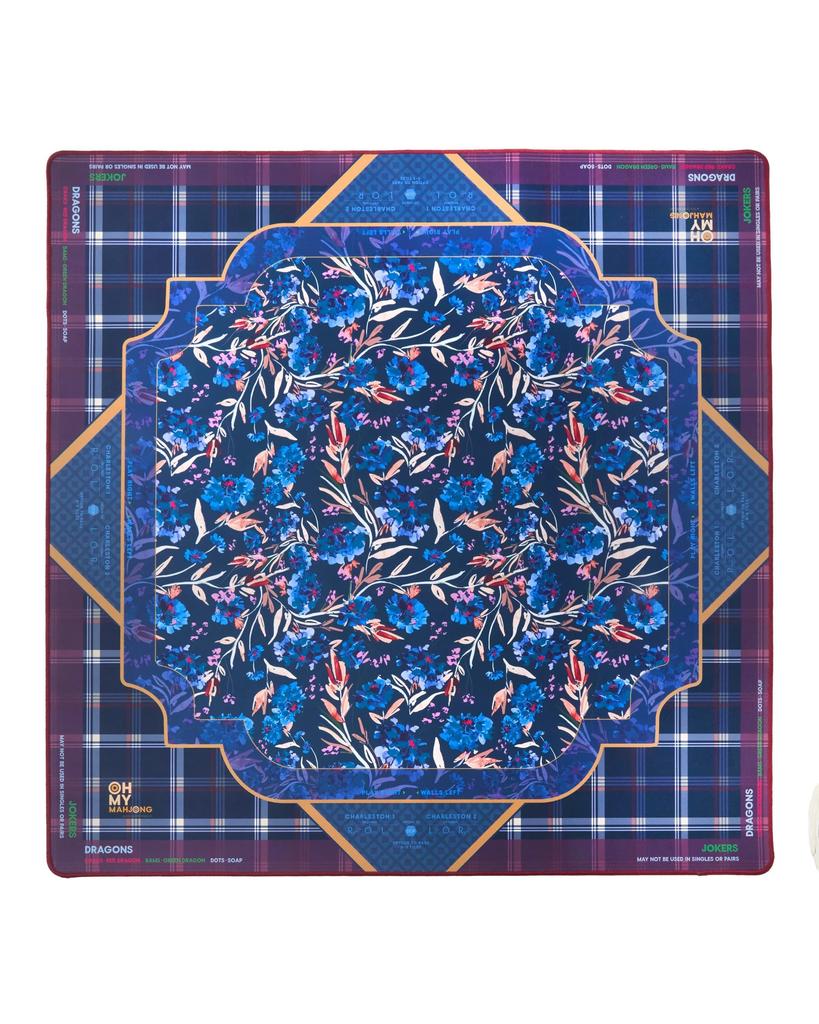 Custom Printed Noise Reduction Mahjong Mat Waterproof Shockproof Anti-Slip Table Pad for Home Game Room