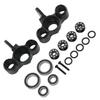 1 Pair Aluminum Alloy RC Front Steering Cup with Enlarged Bearings for Arrma Karton 1 8 RC Car