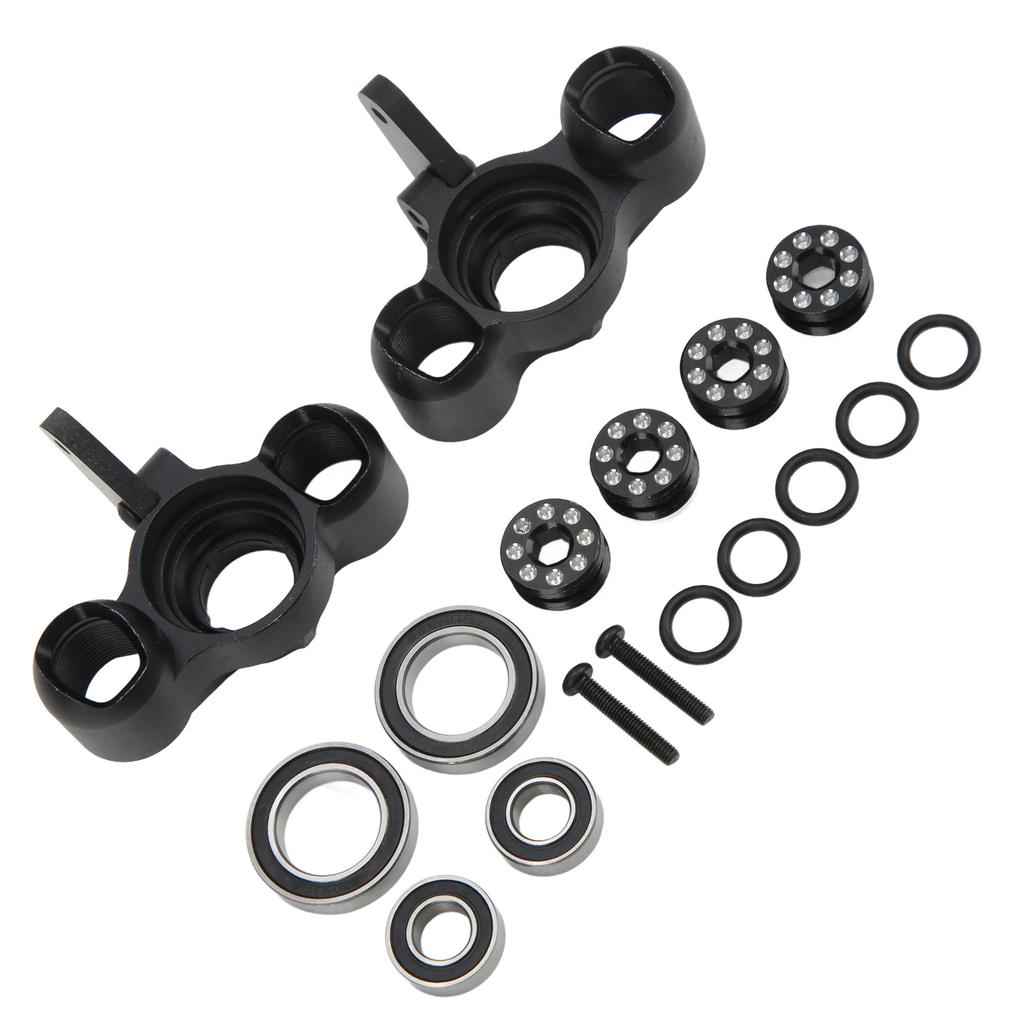 1 Pair Aluminum Alloy RC Front Steering Cup with Enlarged Bearings for Arrma Karton 1 8 RC Car