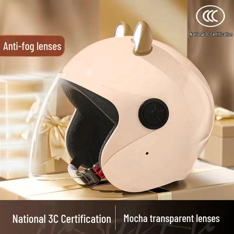 High-Quality National Standard Certified Unisex Electric Vehicle Helmet - Winter-Ready, Windproof, Warm, and Safe for Motorcyclists