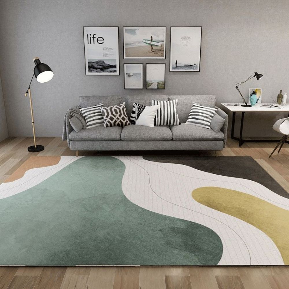 Nordic Carpet Living Room Bedroom Decoration Non-Slip Office Floor Mat Coffee Table Seating Area Blanket Kitchen Carpet